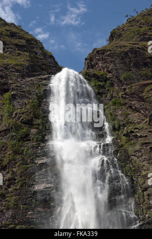 Casca D`Anta waterfall - the river Sao Francisco - Serra da Canastra National Park Stock Photo